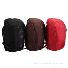 Red Travel Bag Backpack Hiking Gear School Bag